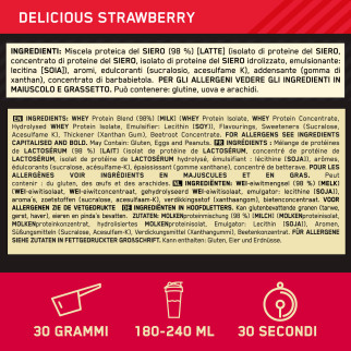 Gold Standard 100% Whey Protein Fragola Optimum Nutrition