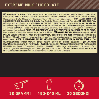 Serious Mass e Gold Standard Whey Cioccolato Shaker Optimum Nutrition