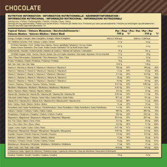 Serious Mass e Gold Standard Whey Cioccolato Shaker Optimum Nutrition