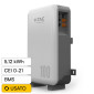V-Tac VT-48100-W2 Batteria BMS LiFePO4 51,2V 100Ah 5,12kWh IP65 per Inverter Impianto Fotovoltaico CEI 0-21 - SKU 11524