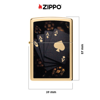 Accendino Zippo mod. 47141 Poker Design