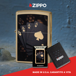 Accendino Zippo mod. 47141 Poker Design