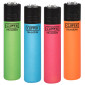 Clipper Large Accendino a Pietrina Grande Ricaricabile con Fantasia Metallic Mix 5 - Serie da 4 Accendini