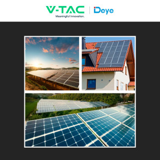 V-Tac Deye Inverter On Grid 20kW Trifase IP65 Impianto Fotovoltaico