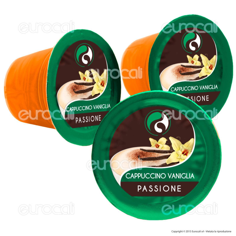10 Capsule Baciato Caffè Passione Gusto di Cappuccino alla Vaniglia