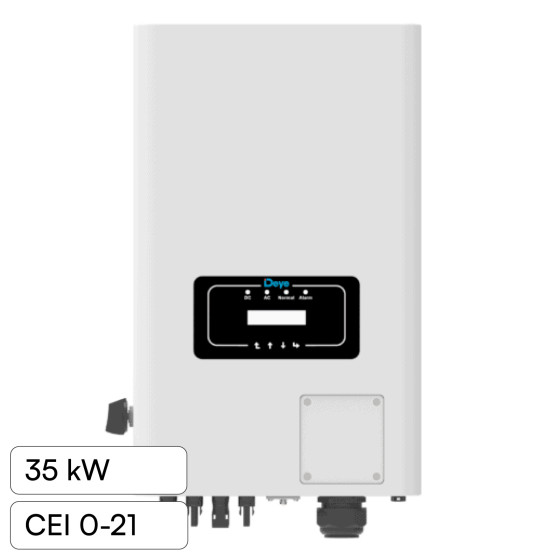 V-Tac Deye Inverter Trifase On-Grid 35kW IP65 CEI 0-21