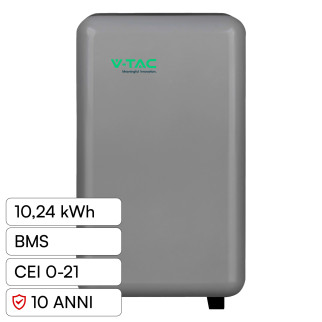 V-Tac VT-12040-1 Batteria BMS LiFePO4 51,2V 200Ah 10,24 kWh
