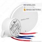 V-Tac VT-541 Interruttore Wireless One Gang Senza Fili e Batteria 1 Ricevitore - SKU 8229 [TERMINATO]