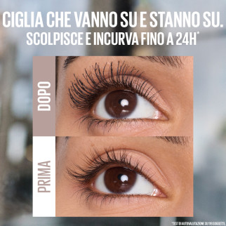 Maybelline Mascara Lash Sensational Body Incurvante Volumizzante Nero