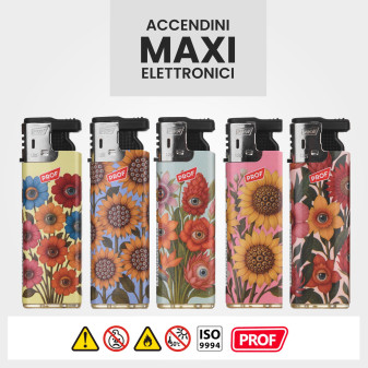 AccendinI Elettronici Flower Eyes Prof Maxi - Serie da 5