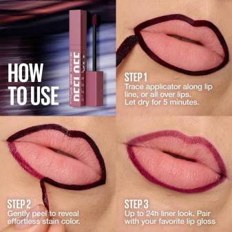 Maybelline New York Super Stay Peel Off Lip Liner Tinta Labbra 001 Aura