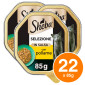 Sheba Selezione in Salsa Cibo per Gatti al Gusto Pollame - 22 Vaschette da 85g