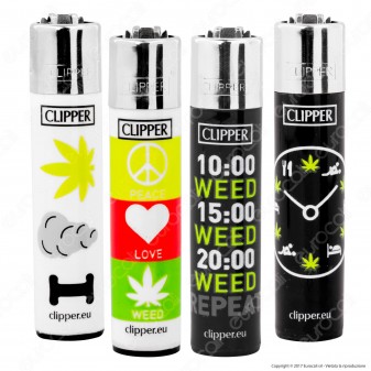 Clipper Large Fantasia Love and Weed - 4 Accendini [TERMINATO]