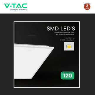 V-Tac VT-61041 Pannello LED Quadrato 60x60 40W SMD