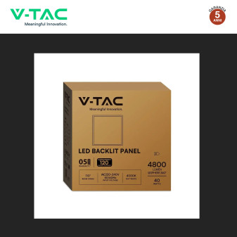 V-Tac VT-61042 10 Pannelli LED SMD Quadrato 60x60 40W