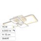 V-TAC VT-7718 Plafoniera LED a Superficie 70W SMD Changing Color CCT Dimmerabile con Telecomando Colore Bianco - SKU 23395