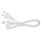 FAI Cavo di Alimentazione per Strisce LED 5069/15 con Spina Italiana 10A 2P e Giunzione in Plastica 1,5m - mod. 5069/15/ALIM