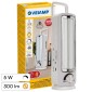 Velamp Lampada LED 5W Portatile con Luce di Emergenza Anti Black Out a Batteria Ricaricabile - mod. IR162