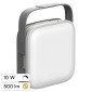 CFG Slide 500 Lampada LED 10W Portatile con Luce di Emergenza SMD Ricaricabile Dimmerabile Anti-Blackout Grigia - mod. EL178