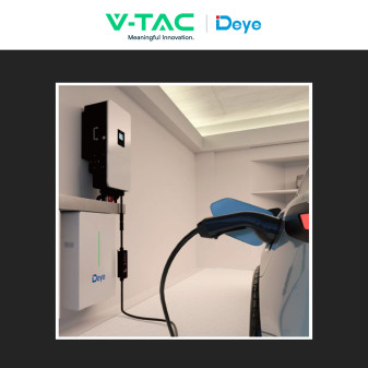 V-Tac Deye Wallbox Intelligente 7kW / 22kW Monofase / Trifase IP66