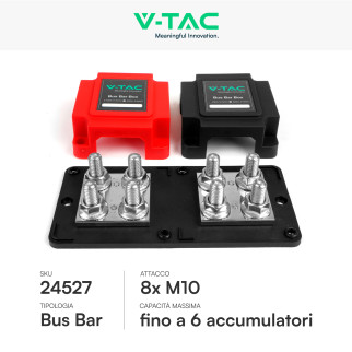 V-Tac Bus Bar Scatola di Giunzione Batterie