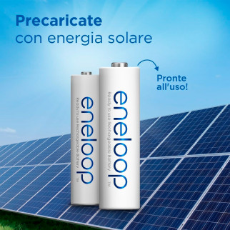 Batterie Ricaricabili 800mAh HR03 MiniStilo AAA Micro 1.2V 4pz Eneloop