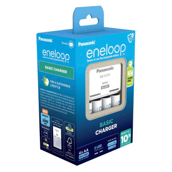 Panasonic Sanyo Eneloop Caricabatterie MQN04 BQ-CC18