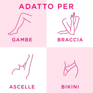 Veet Pure Strisce Depilatorie Gambe e Corpo con Formula Ipoallergenica