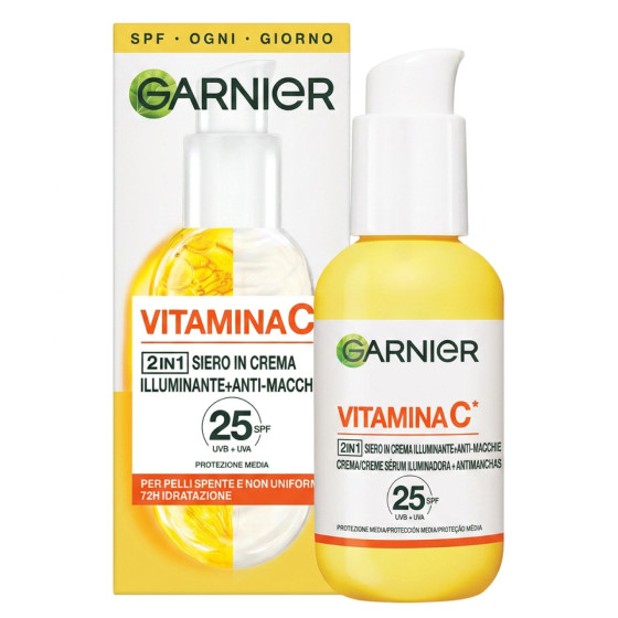 Vitamina C Siero Viso in Crema Illuminante Anti-Macchie 50ml Garnier