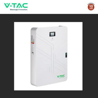 V-Tac VT-14033 Batteria Ultra Slim BMS LiFePO4 51,2V 280Ah 14,33kWh