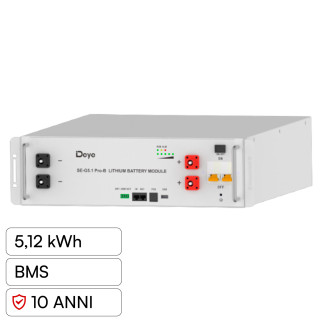 V-Tac Deye Batteria BMS LiFePO4 51,2V 100Ah 5,12kWh