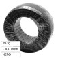 V-Tac Cavo FV-10 di Collegamento per Pannelli Solari Fotovoltaici Colore Nero Bobina da 100 metri per Polo Negativo - SKU 12801