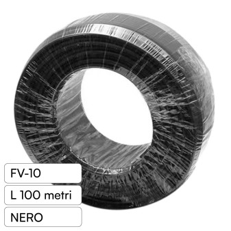 Cavo FV-10 Nero per Pannelli Solari Fotovoltaici V-Tac