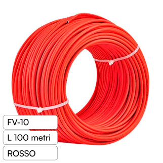 Cavo FV-10 Rosso per Pannelli Solari Fotovoltaici V-Tac