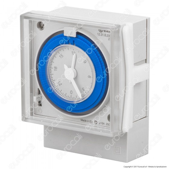 Finder Serie 12 Interruttore Giornaliero Orario Elettromecanico 16A - Finder Serie 12 Interruttore Giornaliero Orario Elettromecanico 16A -