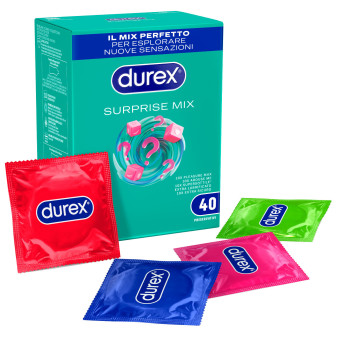 Surprise Me Box da 40 Preservati Misti Durex