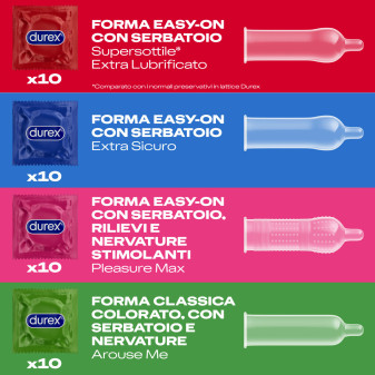Surprise Me Box da 40 Preservati Misti Durex