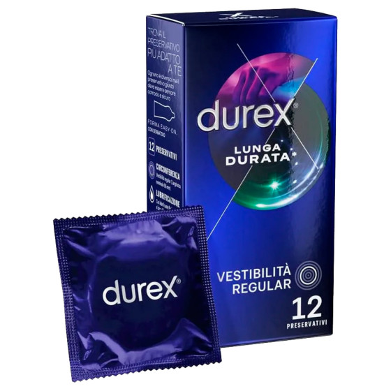Preservativi Durex Retard Ritardante e Forma Easy-On 12 Profilattici