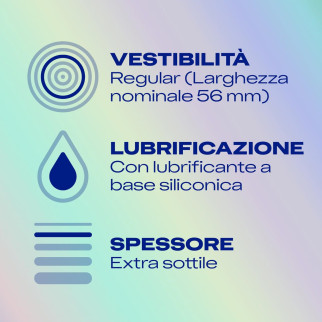 Preservativi Durex Invisible Extra Sottile Classic 30pz