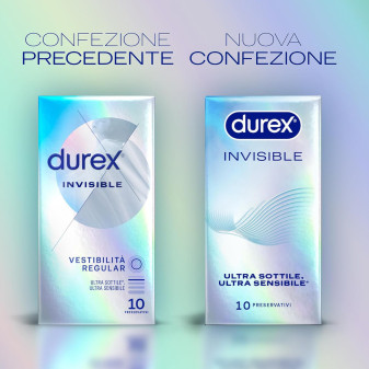 Preservativi Durex Invisible Extra Sottile Classic 30pz