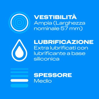 Preservativi Durex Settebello XL Extra Large da 10