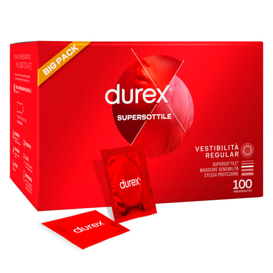 Preservativi Durex Supersottile Alta Sensibilità 100pz