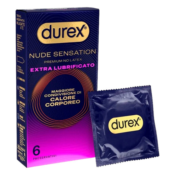 Preservativi Durex Nude Sensation Premium No Latex 6pz