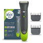 Veet Men Total Pro Intimate Trimmer Rasoio Elettrico Uomo Waterproof Senza Fili per Viso e Corpo con 1 Testina e 2 Pettini Guida