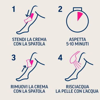 Veet Pure Crema Depilatoria Idratante Pelli Sensibili Flacone da 400ml