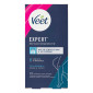 Veet Expert Strisce Depilatorie Gambe &amp; Corpo per Pelli Sensibili - Confezione da 12 Strisce