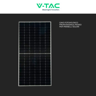 Cavo FV-10 Rosso per Pannelli Solari Fotovoltaici V-Tac