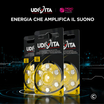 Udivita Batterie Protesi Acustiche Misura 10 Blister da 6