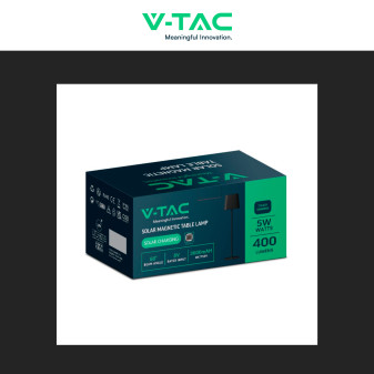 V-Tac VT-10116-W Lampada LED da Tavolo 5W 3in1 Ricaricabile