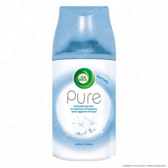 Air Wick Pure Freshmatic Soffice Cotone - Ricarica Spray da 250ml